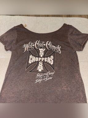 Women's West Coast choppers Scoop tee